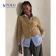 Polo Ralph Lauren 拉夫勞倫  女裝 25年早秋修身版型絞花編結針織開(kāi)襟衫 260-駝色 S