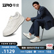 零度Zero【楊爍聯(lián)名同款】輕量零感厚底西裝小白鞋2025新款休閑板鞋男 S33536白色 42