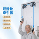 超士老人肩關(guān)節(jié)頸椎鍛煉上肢胳膊手部掛門(mén)滑輪吊環(huán)手臂肘關(guān)節(jié)恢復(fù)器材 掛門(mén)款雙滑輪高拉