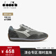 Diadora迪亞多納經(jīng)典運動鞋歐產(chǎn)透氣跑步鞋臟蠟做舊休閑鞋EQUIPE 冰柱灰/灰 75002 40.5