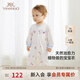 英氏（YEEHOO）嬰兒衣服四季連體衣男女童長(zhǎng)袖爬服7A抑菌新生兒衣服