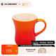 酷彩（Le Creuset） 炻瓷400毫升馬克杯子咖啡早餐辦公家用茶水杯麥片早餐杯陶瓷歐式 400ml馬克杯桔色