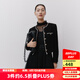 艾諾絲雅詩【商場同款】春秋新品時尚優(yōu)雅小香風(fēng)外套毛呢外套女30121005 黑色 XL