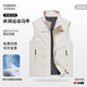 花國(guó)衫馬甲工作服定制印logo高端展會(huì)攝影衣服戶外活動(dòng)坎肩工裝背心訂做 米白色--休閑運(yùn)動(dòng)速干馬甲 2XL