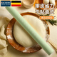 拜杰硅膠搟面杖棍壓面棒家用不粘烘焙餃子皮專(zhuān)用食品級廚房和面神器 小號硅膠搟面杖22cm【薄荷綠】 光滑不粘丨輕松省力