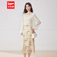 IEF/愛(ài)依服裙子2025夏秋新款新中式優(yōu)雅氣質(zhì)女人味百搭里外套裙