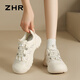 ZHR網(wǎng)面戶外登山溯溪鞋女輕便厚底女鞋百搭徒步鞋子女 KS103D 米色37