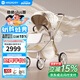 哈卡達(dá)（HAGADAY）妙靈嬰兒車(chē)0-3歲用折疊可坐可躺高景觀雙向溜娃嬰兒推車(chē)遛娃神器 妙行【Plus版】座艙可升降大象灰