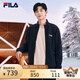 FILA 斐樂官方外套男裝秋冬基礎舒適簡約休閑通勤立領上衣夾克男 傳奇藍-NV 180/100A/XL