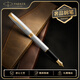 派克（PARKER）高端鋼筆 簽字筆 教師節禮物 AI定制賀卡 卓爾鋼桿金夾墨水筆（咨詢(xún)客服更優(yōu)惠）