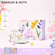 CHARLES&KEITH亮鉆鏈條腕帶尖頭高跟涼鞋女CK1-60280436 Cream奶白色 37