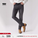 Levi's李維斯暖絨系列男士502錐型美式復(fù)古vintage休閑牛仔長(zhǎng)褲 黑色 34 (32)