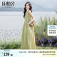 絲柏舍圓領(lǐng)連衣裙2025夏季新款女裝文藝優(yōu)雅大裙擺無袖背心裙