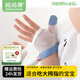 媽媽果（org.mama）兒童防吃手手套嬰兒戒吃手小孩吃大拇指防咬指甲神器寶寶吃手指套 【拇指款-2只】小藍點-左右通用 M碼（約18-30斤）