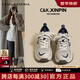 CAMILA KSENIA老爹鞋女2025新款百搭夏季增高阿甘鞋跑步系帶休閑網(wǎng)面透氣運動鞋 藍灰色 37