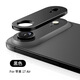 HKEN適用于iphone17promax手機鏡頭膜17Pro鏤空金屬框磨砂17air蘋(píng)果17后置攝像頭防刮保護貼膜 iPhone17Air金屬貼【黑色】 1片
