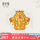 世紀(jì)緣黃金轉(zhuǎn)運(yùn)珠女寶寶象足金古法紅寶石路路通串珠diy送女友七夕禮物 2.63g