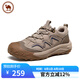 駱駝牌 男鞋戶外運動休閑鞋透氣徒步登山鞋網(wǎng)面 P14A379629 深埃爾沙 44