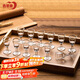 青蘋(píng)果高檔白酒杯小酒杯茅臺(tái)杯8毫升12只裝白酒杯套裝家用飯店用