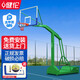 健倫成人籃球架家用標(biāo)準(zhǔn)籃球框室外社區(qū)可移動(dòng)凹箱綠色 可安裝