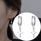 彩萊婭999純銀星芒耳環(huán)男女耳扣小眾設(shè)計(jì)2025新款足銀耳墜設(shè)計(jì)感耳釘女 999純銀星芒耳環(huán) 單只 約10mm