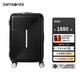 新秀麗（Samsonite）出國留學裝備大容量行李箱拉桿箱 時尚潮流飛機輪密碼箱旅行箱HK6 啞光黑 25英寸