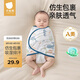 貝肽斯嬰兒睡袋夏季防驚跳睡袋四季棉質(zhì)新生兒襁褓巾寶寶睡覺(jué)神器單層 S