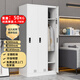 富路達(dá)鋼制暖白三門(mén)更衣儲(chǔ)物柜衣服柜員工宿舍更衣箱鐵皮寄存柜存包柜