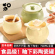 家の物語(yǔ)（KATEI STORY）日本豬油罐家用油潑辣椒油罐陶瓷耐高溫食品級專(zhuān)用廚房帶勺容器