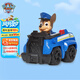 汪汪隊立大功（PAW PATROL）巡邏隊生日禮物男孩女孩兒童玩具車救援賽車-警車+阿奇