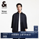 杰克·瓊斯（JACK&JONES）25年男裝七分袖襯衫男士夏季薄款柔軟高端短袖襯衣休閑寬松外穿 E40黑色 XL