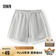 森馬（Semir）休閑褲女撞色運(yùn)動(dòng)風(fēng)夏季2025顯瘦寬松字母A字短褲潮109325125006