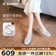 萊爾斯丹[舒芙蕾]羊皮舒適平底通勤淺口單鞋女6M00808 月光灰 GYK 35