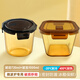 樂(lè )扣樂(lè )扣（locknlock）玻璃保鮮碗上班族水果便當盒耐高溫微波爐帶飯飯盒大容量湯碗帶蓋 圓湯杯720ml+方湯杯1000ml