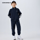 Converse 匡威兒童套裝 2025秋季新款男女童裝長袖長褲兩件套兒童外套褲子 藏青藍 【寬松舒適】 160 /L 【建議身高152-158cm】