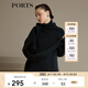 PORTS寶姿 新品女裝個(gè)性造型感多穿法毛衫LN9K433BKX003 屋頂綠 S ONE IZE