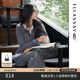 歌力思（ELLASSAY）【博主同款】秋季新款100%綿羊毛格雷系灰假兩件撞色針織衫女 灰撞白 XS