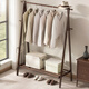 老竹匠衣架落地衣帽架晾衣架掛衣服客廳簡(jiǎn)易家具臥室掛衣架床頭置物架子