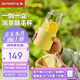 北鼎（Buydeem）茶水分離玻璃水杯高顏值車載便攜隨手杯辦公室泡茶杯鵝仔黃470ml