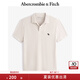 ABERCROMBIE & FITCH【舒適透氣】男裝25夏季新款經(jīng)典小麋鹿POLO衫T恤KI124-5182 米色 M (180/100A)
