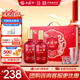 西鳳酒 52度龍鳳吉祥禮盒 500mL*2瓶 純糧鳳香型白酒 婚慶喜宴請送禮