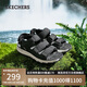 斯凱奇（Skechers）涼鞋男士夏季外穿透氣運(yùn)動涼拖鞋男鞋平底踩屎感軟底沙灘鞋237586