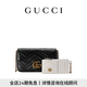 GUCCI古馳GG Marmont系列小號(hào)肩背包（配卡包）[七夕禮物] 黑色 均碼