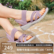 斯凱奇（Skechers）涼鞋女士2025年新款夏季休閑鞋軟底輕便休閑鞋外穿沙灘鞋163524