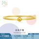 周生生足金光面黃金手鐲傳承素圈圓棍90194K計(jì)價(jià)07圈11.75克