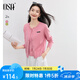 歐莎（OSA）經(jīng)典學(xué)院風(fēng)假兩件針織開(kāi)衫女士2025秋季新款休閑套頭上衣 粉色 L