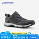 迪卡儂（DECATHLON）鞋登山鞋男戶外防滑透氣耐磨女運動鞋低幫旅游徒步鞋ODS MH100 男款-黑灰色 42