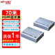 邁拓維矩（MT-viki）HDMI延長器30米70米120米 4K60Hz 2.0版信號放大器筆記本臺式電腦連接顯示器投影電視視頻網線網絡 MT-ED70-H 通過單根網線傳輸4K 70米