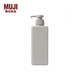 無印良品（MUJI）PETG補充瓶 ZF0S081 分裝瓶 灰色600ml