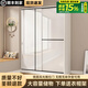 一點一樹衣柜家用臥室推拉門出租房用小戶型現(xiàn)代簡約移門柜子簡易組裝衣櫥 【長80寬50高200】主柜 【送貨上門包安裝】